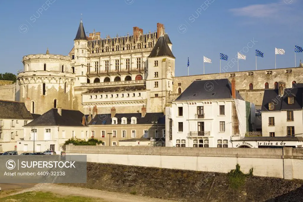 Amboise Castle. Loire Valley. France.