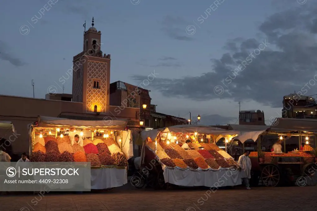 Djemaa el Fna Square. Marrakech. Morocco.