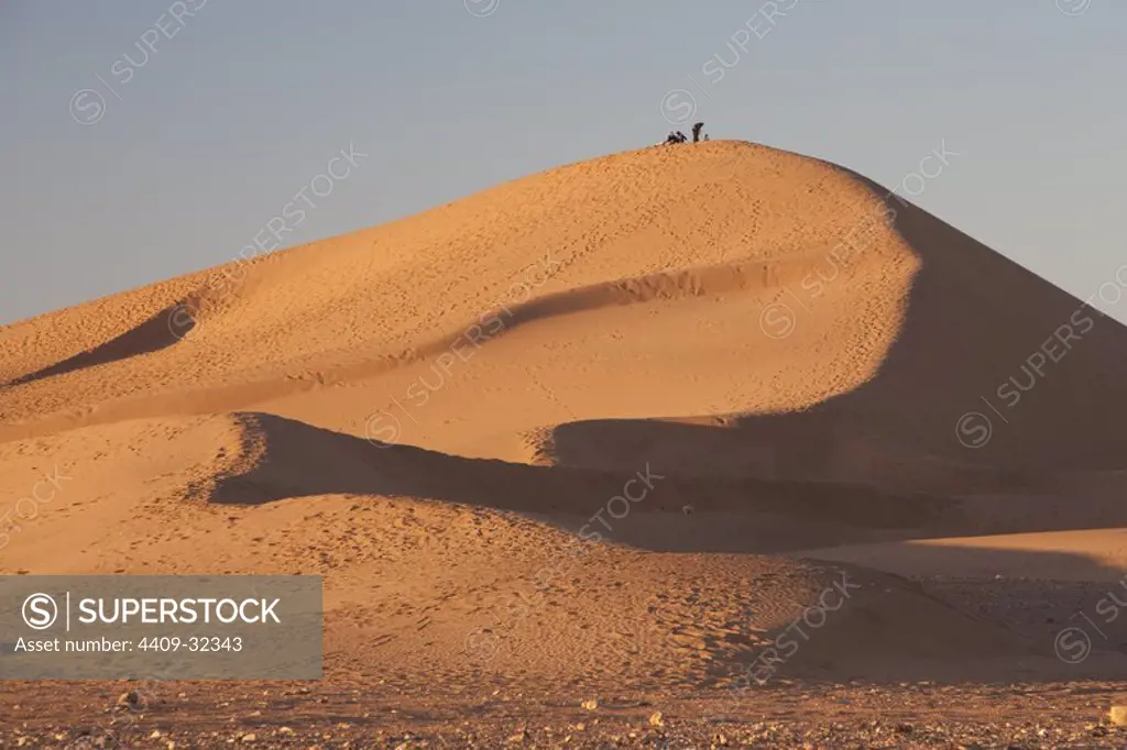 Dunes of Tinfou. Dra Valley. Morocco.