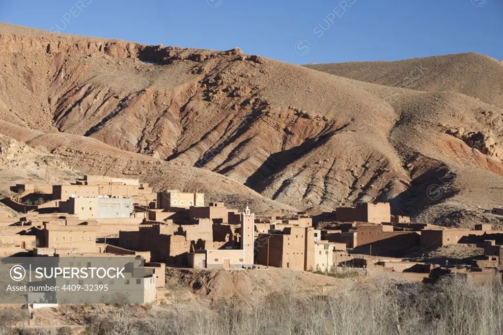 Village of Ait Arbi. Dades Valley. Morocco.