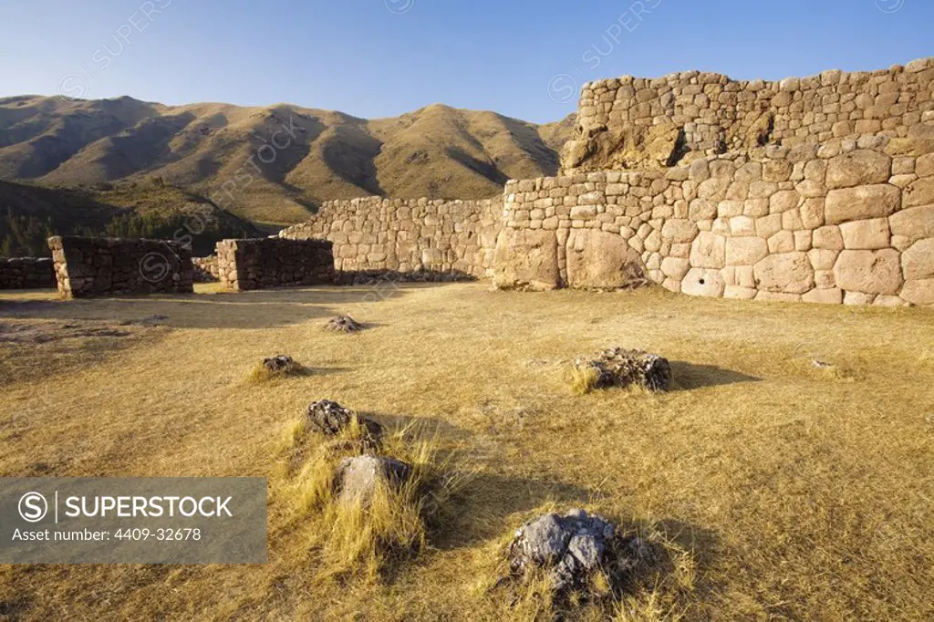 Archaeological Park of Pukupukara. Sacred Valley. Cusco Departament. Peru.