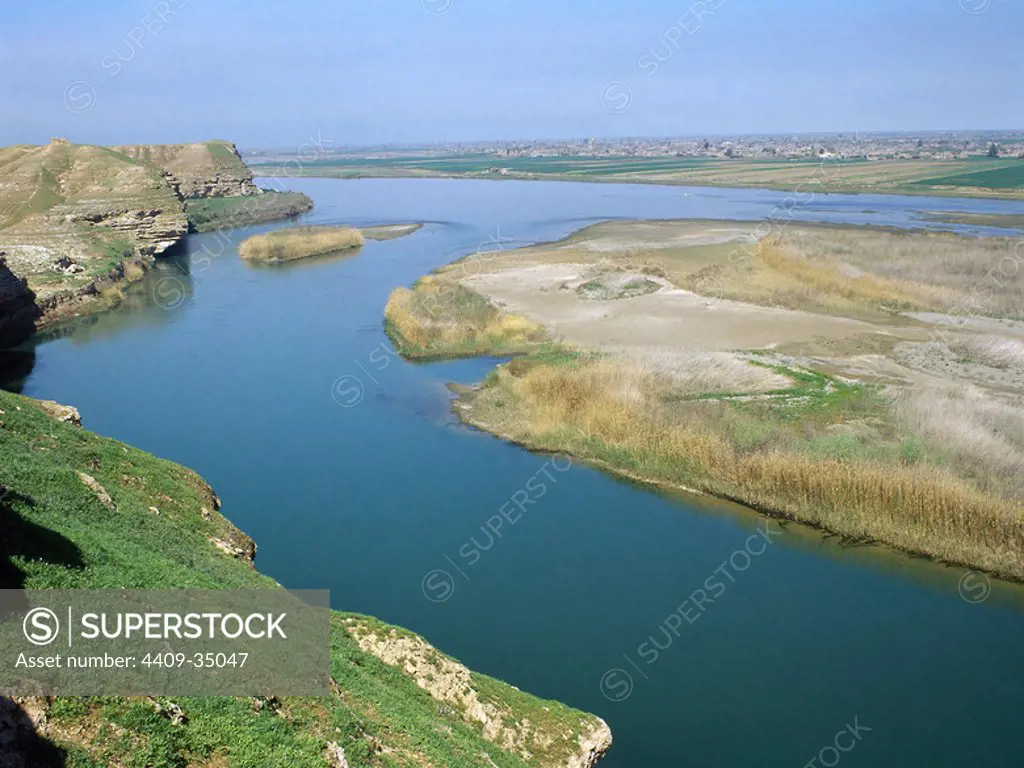 Syria. Euphrates Valley. Panorama.