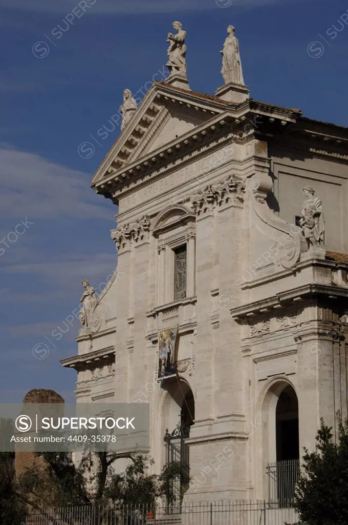 Italy. Rome. Church of Saint Frances of Rome, founded in 9th century.
