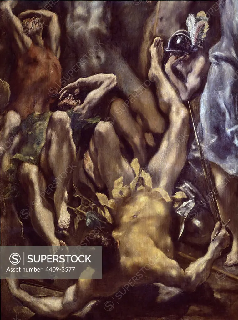 'The Resurrection' (detail), 1597-1600, Oil on canvas, P00825. Author: EL GRECO. Location: MUSEO DEL PRADO-PINTURA. MADRID. SPAIN.