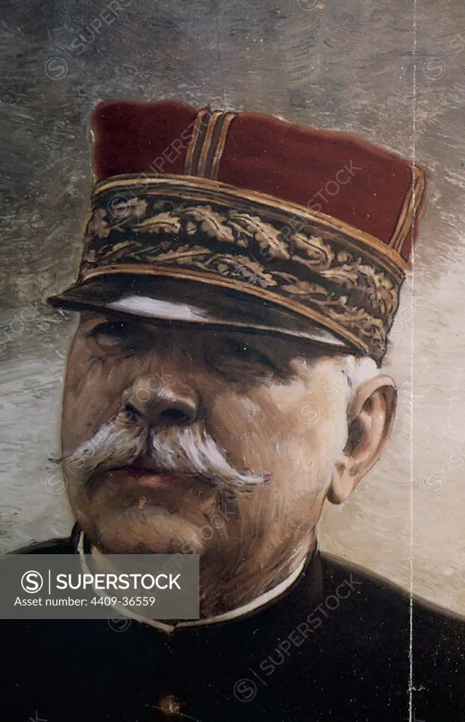 Joseph Joffre (1852-1931). French general during World War. Engraving. 20th century.