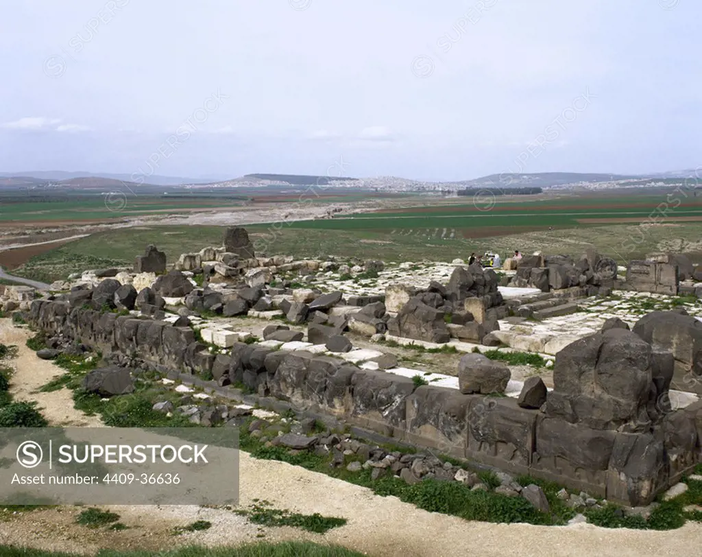 Eastern Mediterranean Civilizations. Ain Dara Temple. 10th century BC. Near Aleppo. Syria.