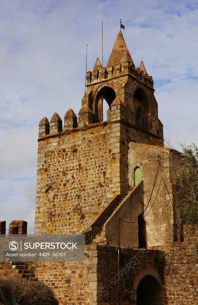 Portugal. Montemor-o-Novo. Castle. Clock Tower.