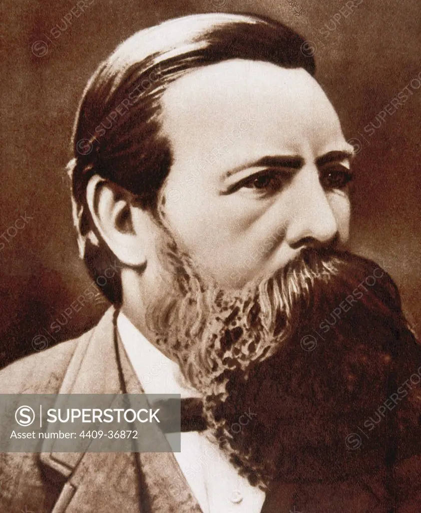 ENGELS, Friedrich (Barmen, 1820-London, 1895). German social scientist, author, political theorist, philosopher, and father of communist theory, alongside Karl Marx.