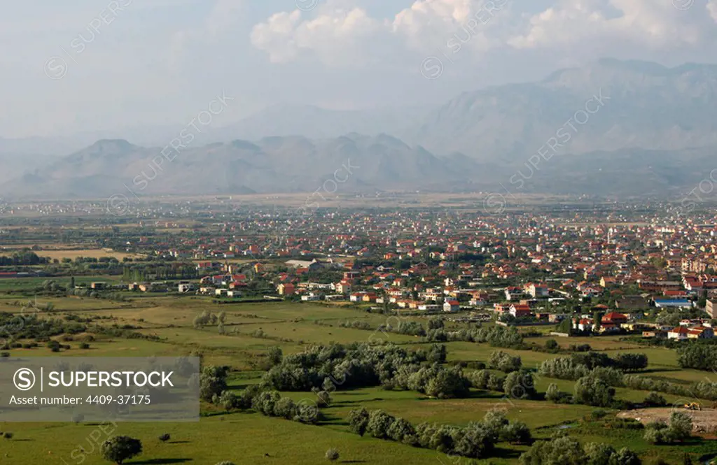 Republic of Albania. Shkodra. General view.