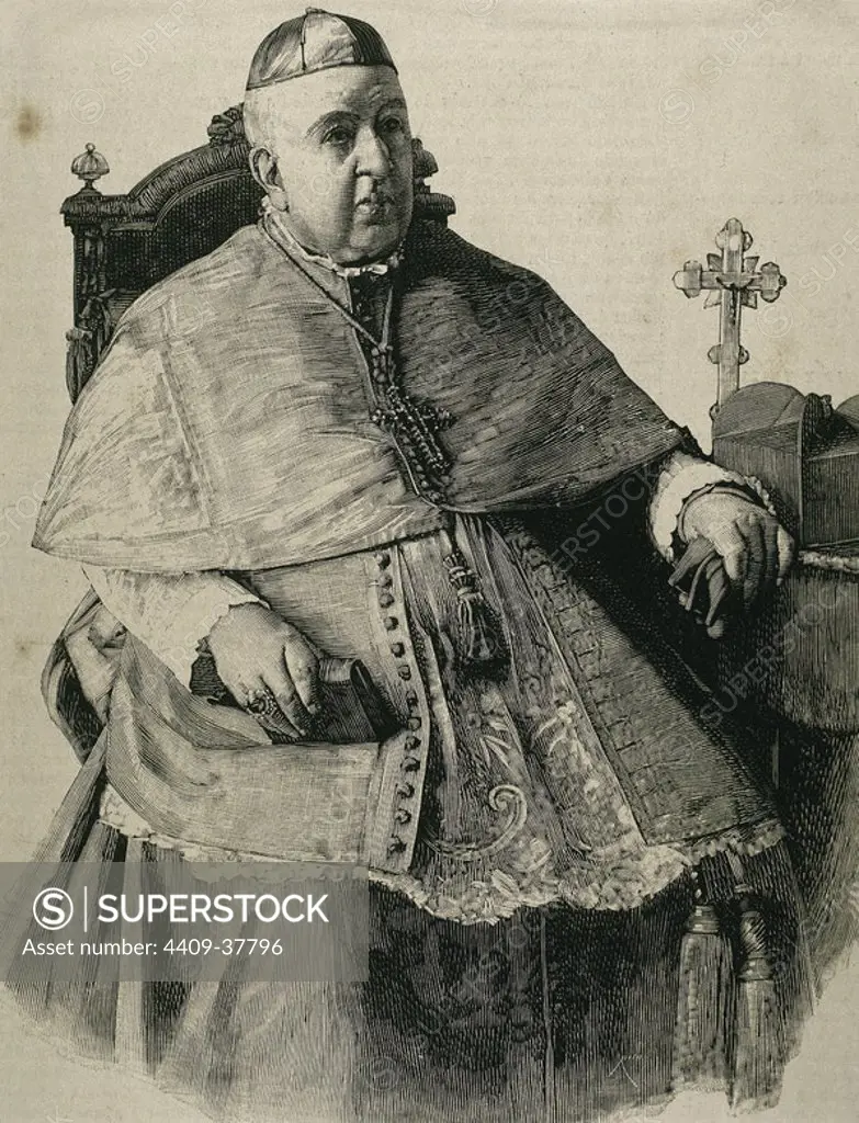 Paya Rico, Miguel (1811-1891). Spanish Cardinal.