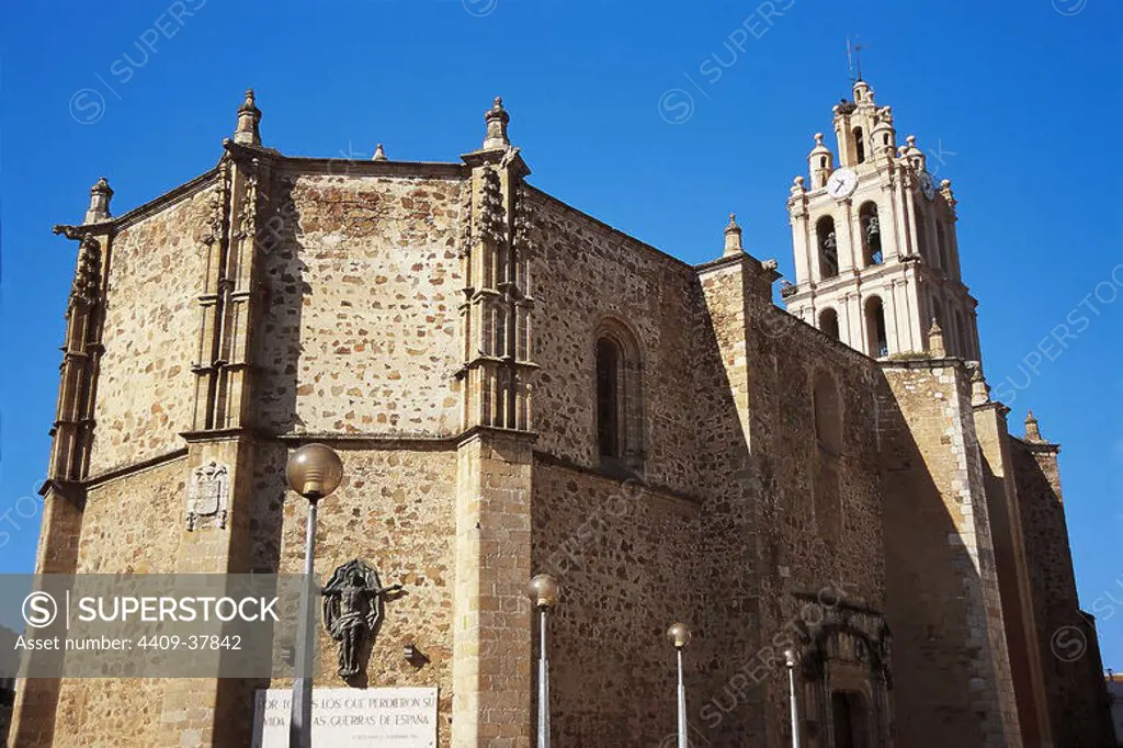 Spain. Extremadura. Almendralejo. Parish Church of Our Lady of Purification (16th century).