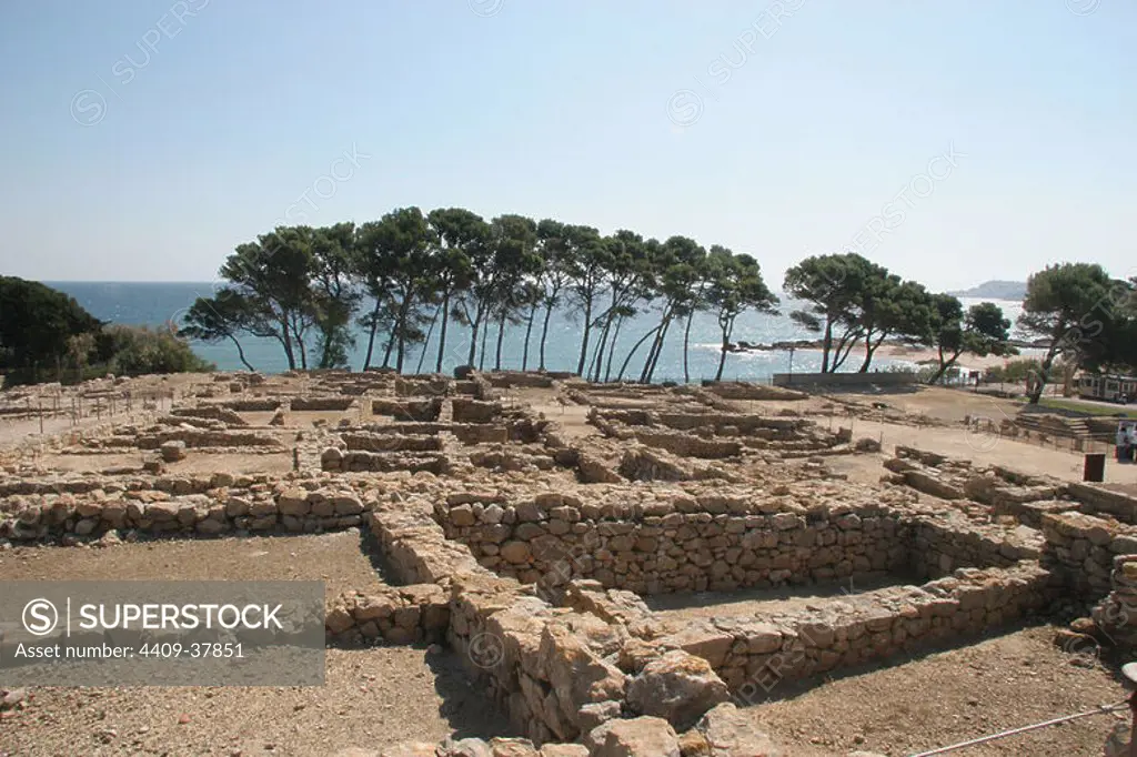 Emporium. 575 B.C. Neapolis. Girona province. Catalonia. Spain.