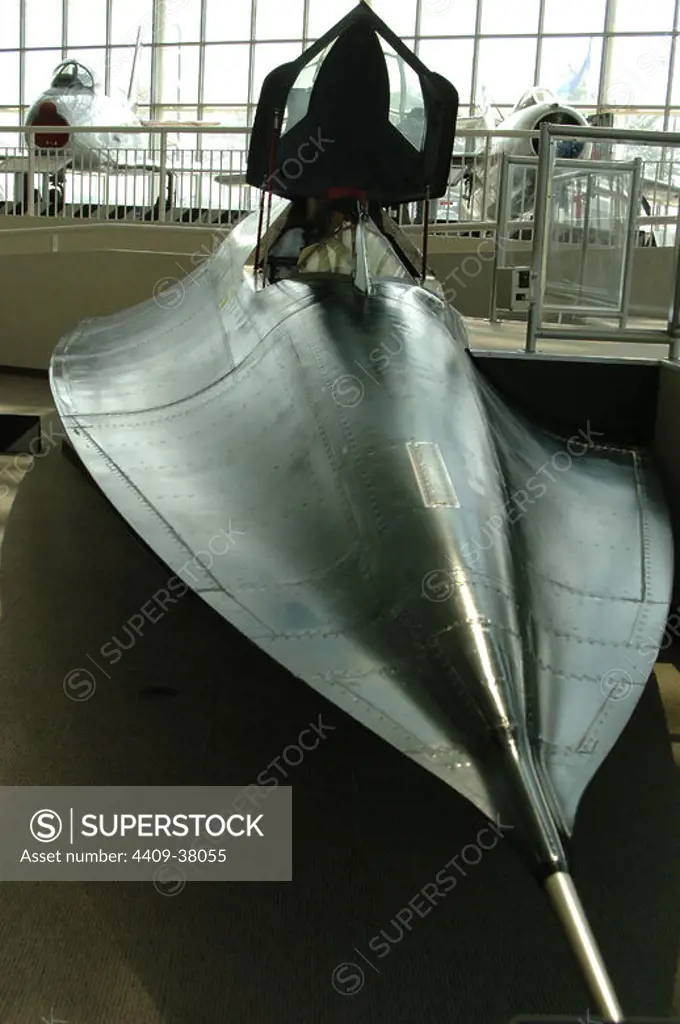 LOCKHEED SR-71A, con una velocidad tres veces la del sonido. Museo del Vuelo. Seattle. Estado de Washington. Estados Unidos.