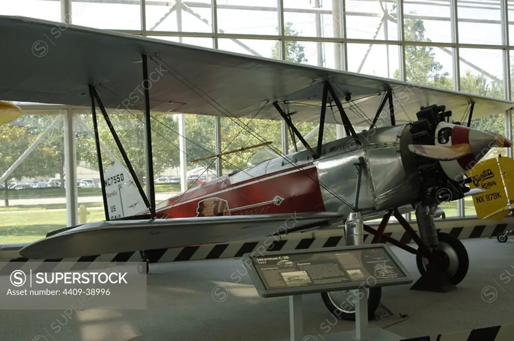 STEARMAN C-3B (1927). Museo del Vuelo. Seattle. Estado de Washington. Estados Unidos.