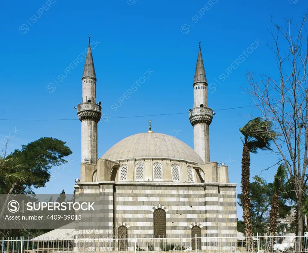Syria. Damascus. Ottoman architecture. The Tekkiye Mosque. Built on the orders of Suleiman the Magnificent and designed by the architect Mimar Sinan between 1554 and 1560.