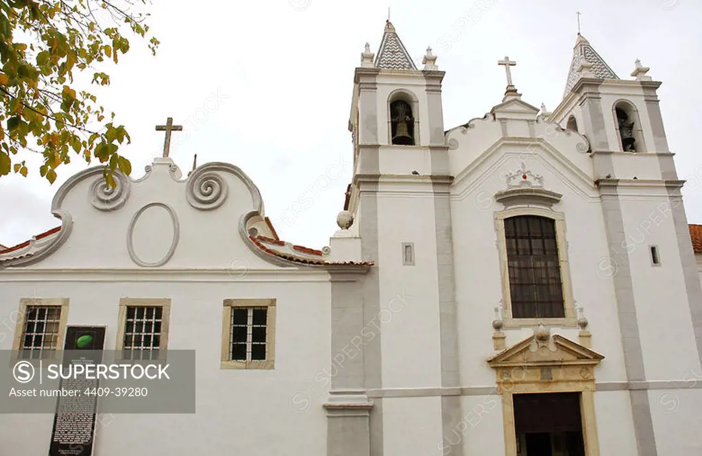 Portugal. Montemor-o-Novo. St. John of God Convent 17th-18th centuries and parish church (Matriz).