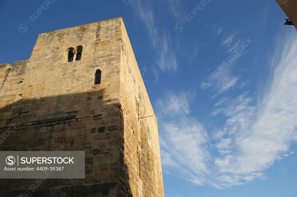 Augusto Palace or Praetorium or Pilate's Tower. Tarragona. Catalonia. Spain.