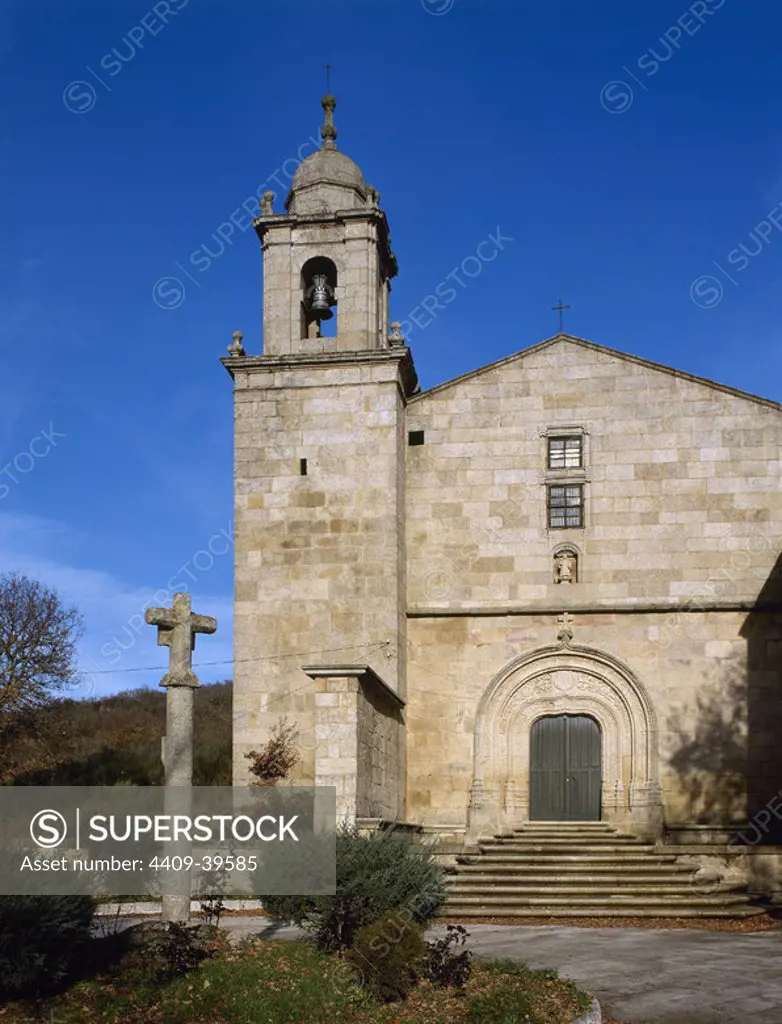 Spain. Galicia. Trandeiras. Monastery of Bon Xesus. Started in 1523 and completed in 1669.