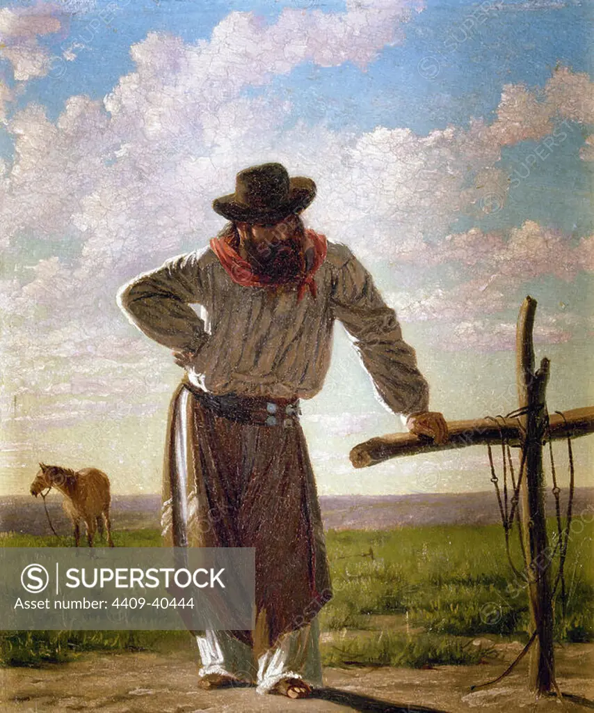 Juan Manuel Blanes (1830-1901). Uruguayan painter. Twilight, 1875-1878. National Museum. Montevideo. Uruguay.