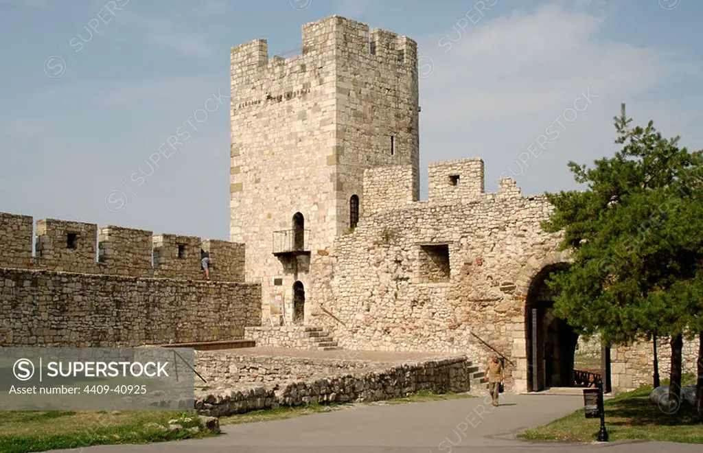 REPUBLIC OF SERBIA. BELGRADE. Partial view of the Fort.