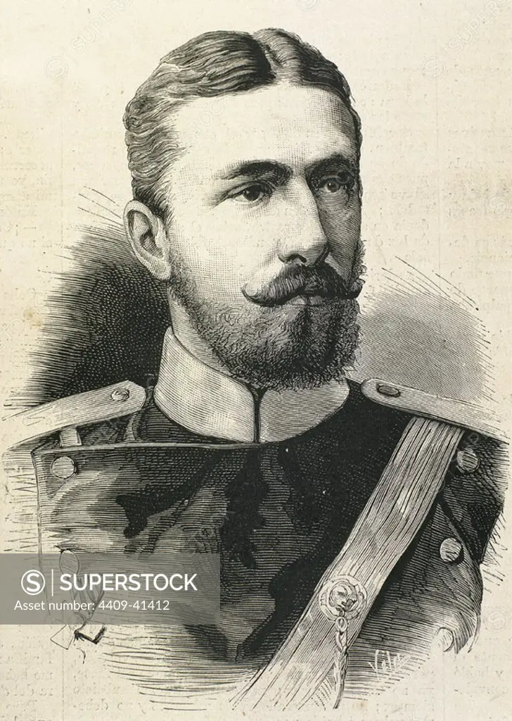 Alexander of Battenberg (1857-1893). Prince of Bulgaria (1879-1886).