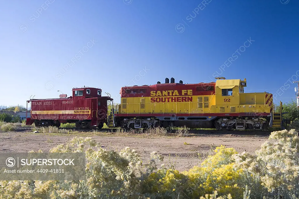 "SANTA FE SOUTHERN RAILWAY" (FERROCARRIL MERIDIONAL DE SANTA FE). SANTA FE. Estado de Nuevo México. Estados Unidos.