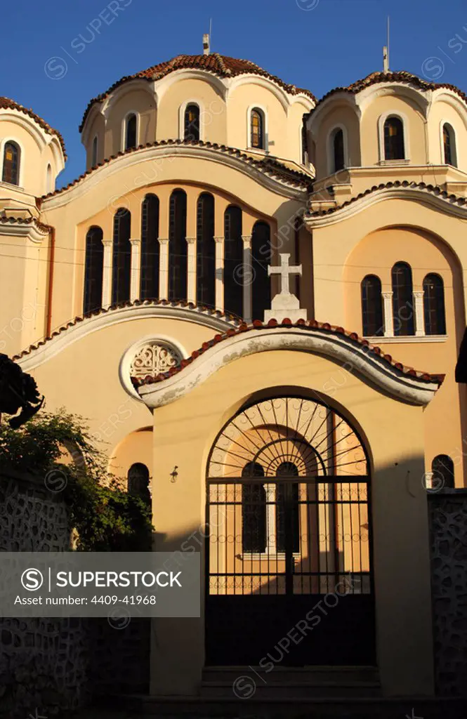 Albania. Shkodra. Orthodox Church. Facade.