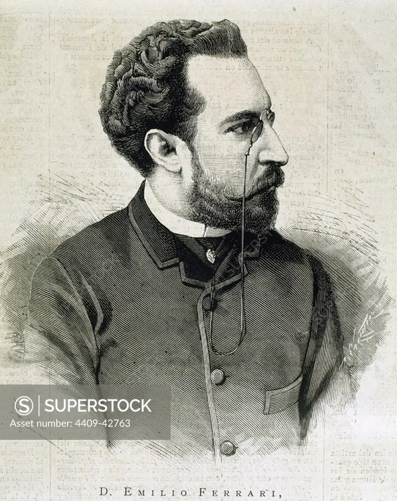 Emilio Ferrari (1850-1907). Spanish poet and dramatist.