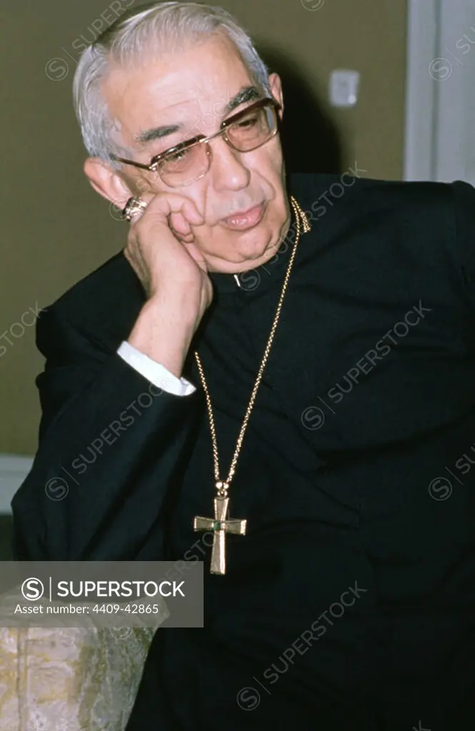 Vicente Enrique Tarancon (1907-1994). Spanish cardinal.