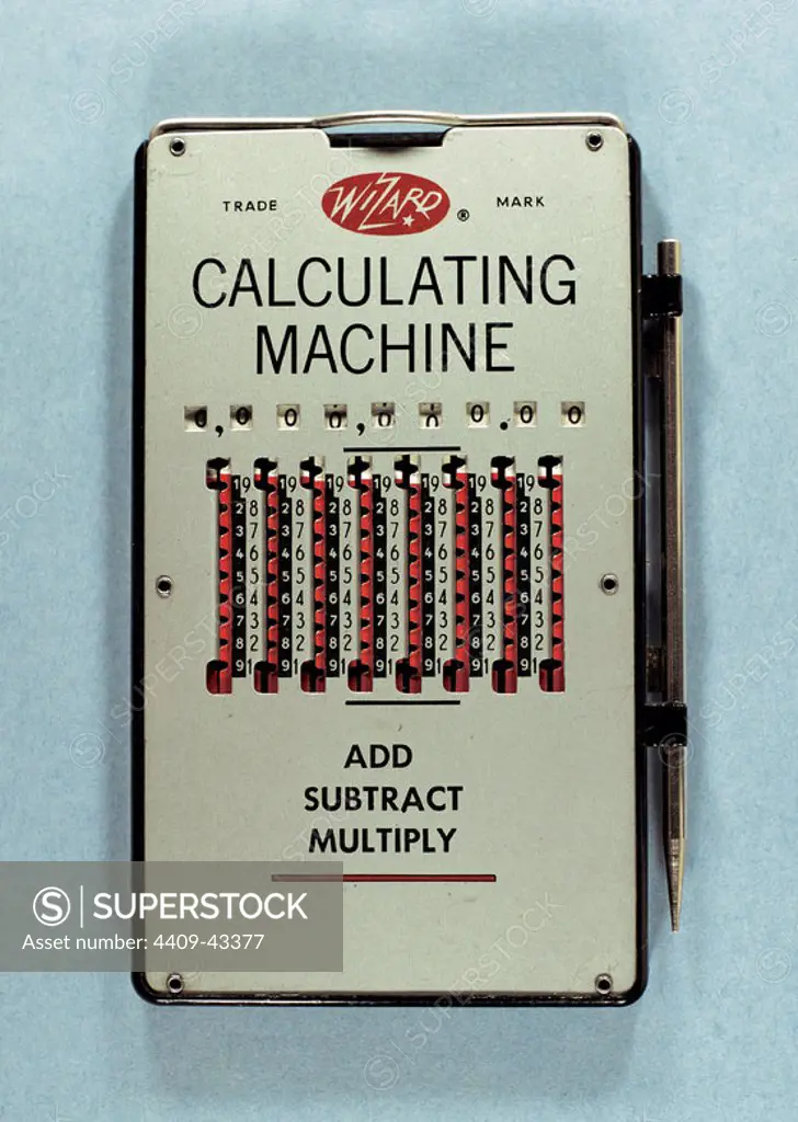 Wizard calculating machine.