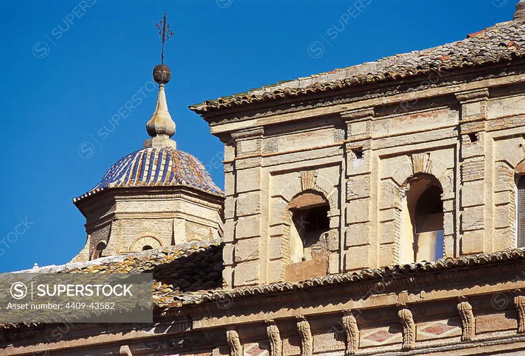 Spain. Region of Murcia. Catholic University of Saint Anthony, located in the Jeronimos Monastery (18th century). Facade detail.