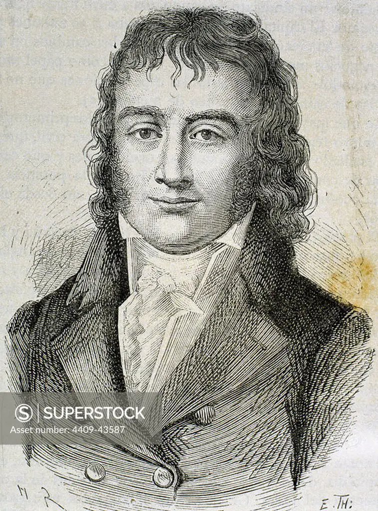 Benjamin-Henri Constant de Rebecque, (1767-1830). French writer and politician.