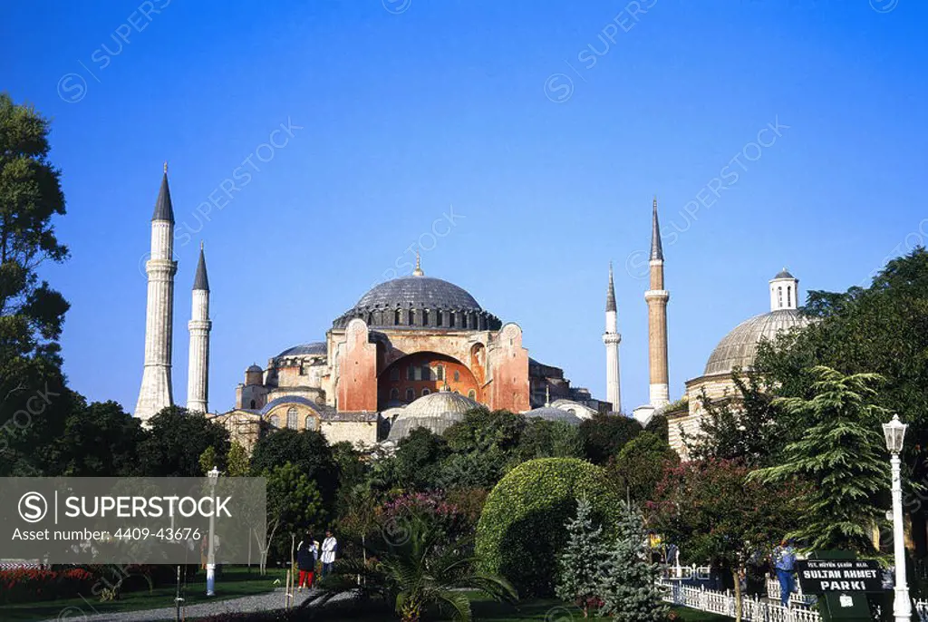 Turkey. Istanbul. Hagia Sophia. Exterior.