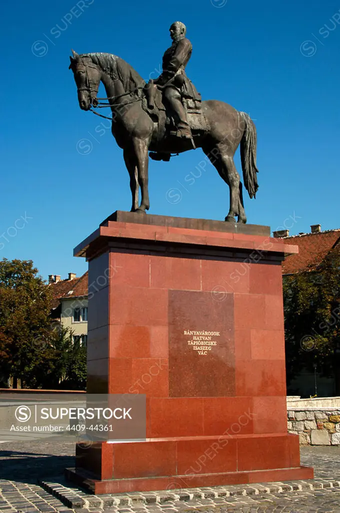 Grgey, Artur (1818-1916). Hungarian army officer and hero of the Hungarian Revolution of 1848-1849. Equestrian Statue. Budapest. Hungary.
