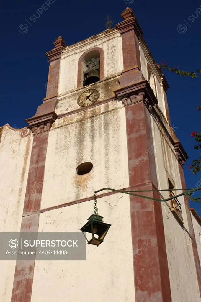 Portugal. Silves Cathedral (15th century). Bell tower. Algarve.