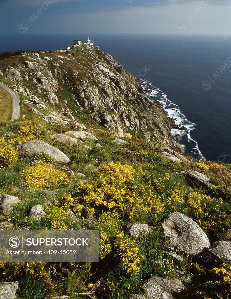 Spain. Galicia. Cape Finisterre. Death Coast. A Coruna province.