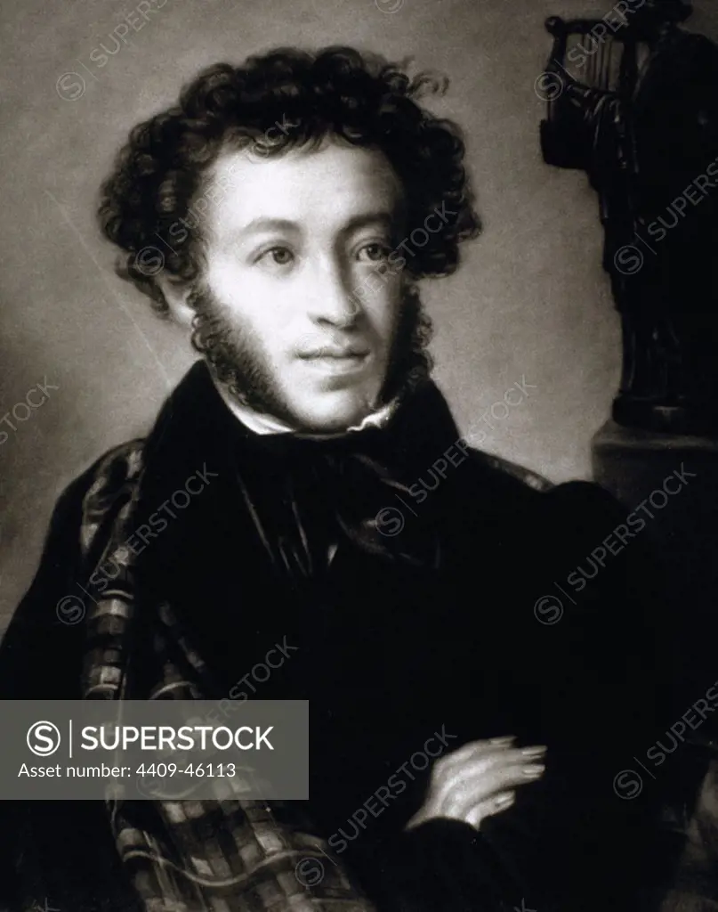 PUSHKIN, Aleksandr Sergeevic (1799-1837). Poeta ruso.