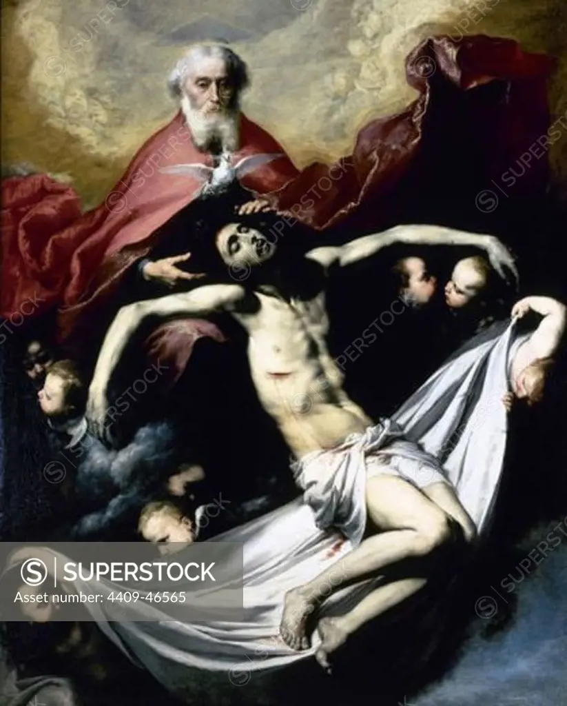 Holy Trinity. 1632. Jusepe Ribera (1591-1652). Prado Museum. Madrid. Spain.