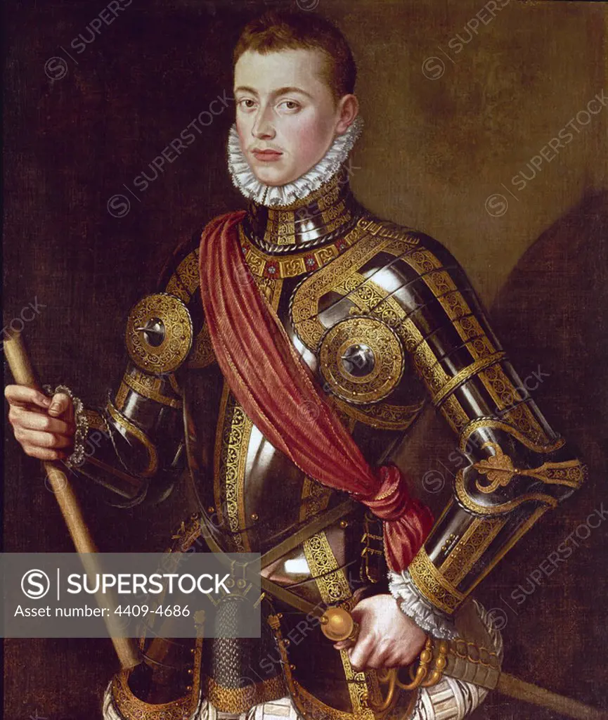 John of Austria (1545-1578). Brother of Philip II. Madrid, Convent of the Descalzas Reales. Author: CUEVAS P DE LAS. Location: DESCALZAS REALES-COLECCION. MADRID. SPAIN. JUAN D'AUSTRIA. FELIPE II HERMANO. Son of Charles V. BARBARA BLOMBERG'S SON.