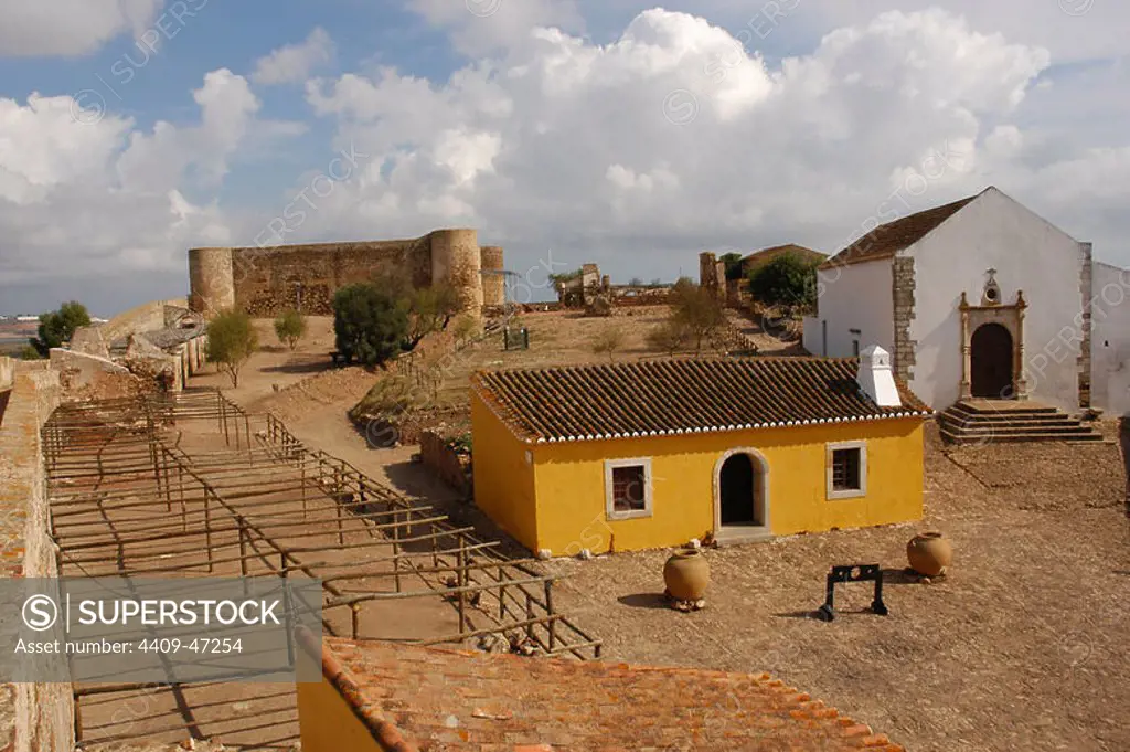 Portugal. Castro Marim. Castle (13th century). Algarve.