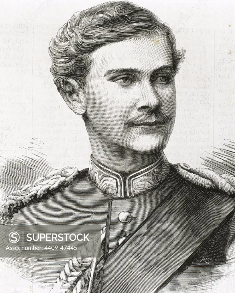 Otto I (1848-1916). King of Bavaria (1886-1913). Successor of Louis II (1886). Nineteenth-century engraving.