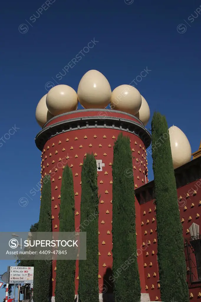 Dali Museum. Galata tower. Figueres. Catalonia. Spain.