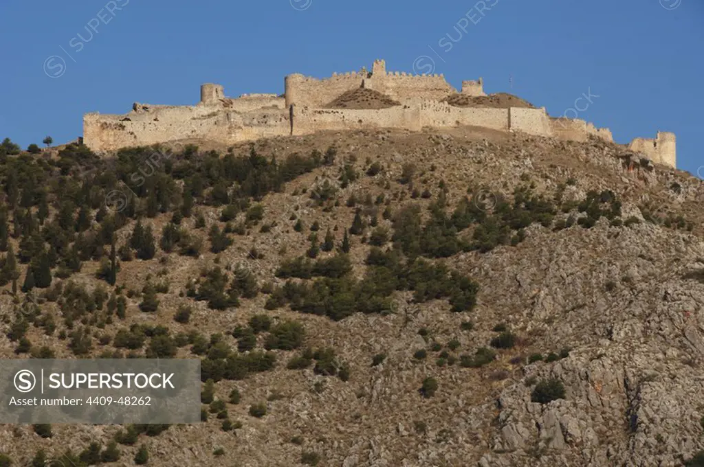 Greece. Argos. Kastro Larissa. Castle on Larissa Hill (12th century), converted into a Venetian citadel at the 14th century. Peloponnese Region.
