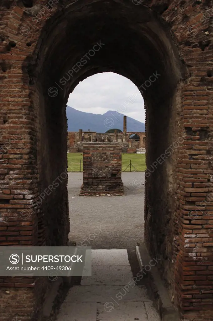 Italy. Pompeii. Ruins.