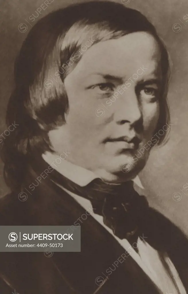 Robert Alexander Schumann (Zwickau, 1810-Endenich, 1856). Compositor y pianista alemán.
