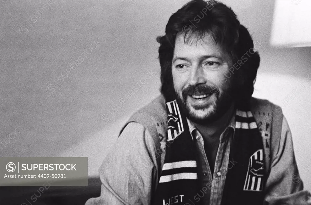 El músico Eric Clapton. Barcelona, 1978.