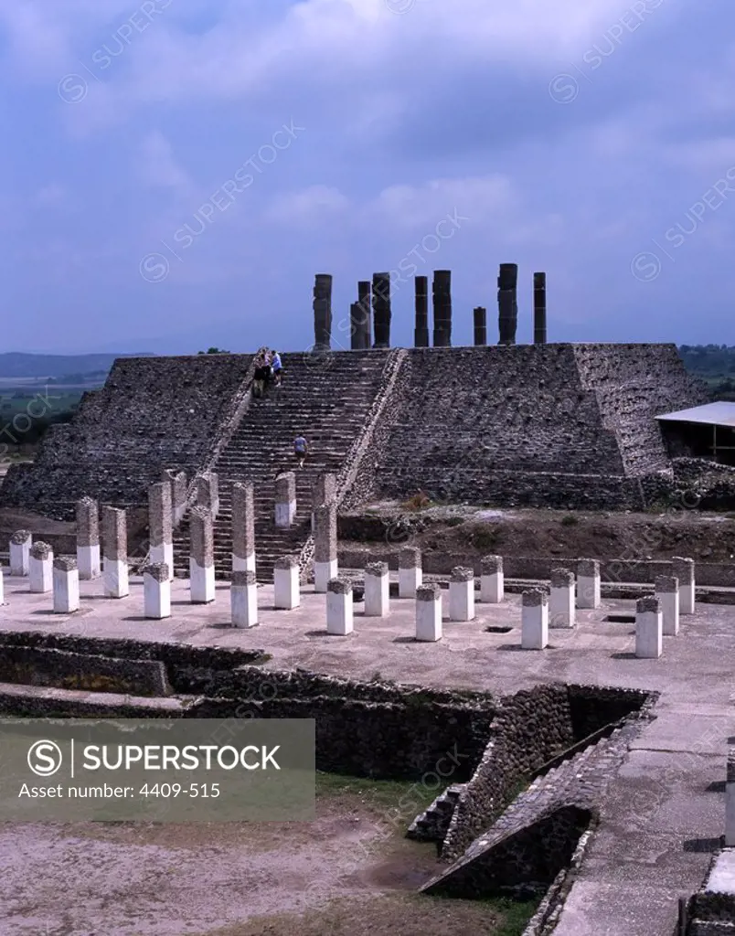 Mexico.Hidalgo.Z.A. de Tula.Cultura Tolteca.Templo de Quetzalcoatl.