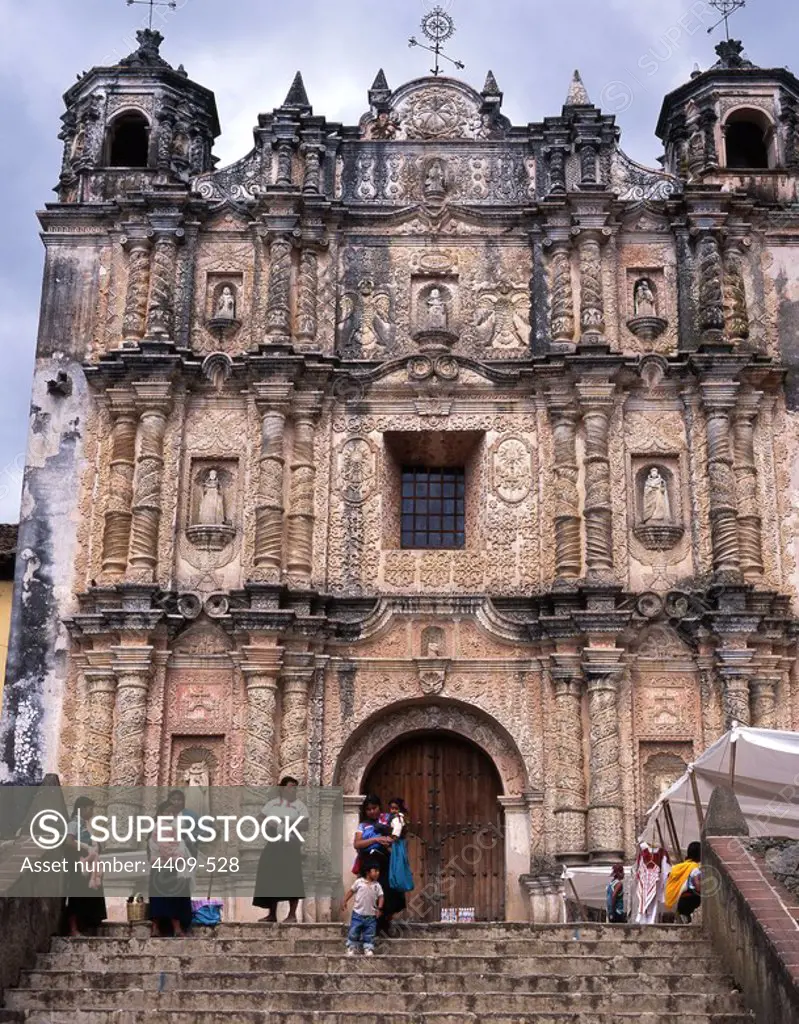 Mexico.Chiapas.San Cristobal de las Casas.Templo de Santo Domingo.Colonial siglo XVI.