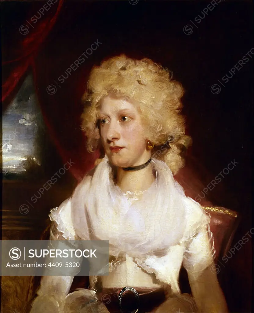 'Portrait of Miss Marthe Carr', ca. 1789, Oil on canvas, 76 cm x 64 cm, P03012. Author: THOMAS LAWRENCE. Location: MUSEO DEL PRADO-PINTURA. MADRID. SPAIN.