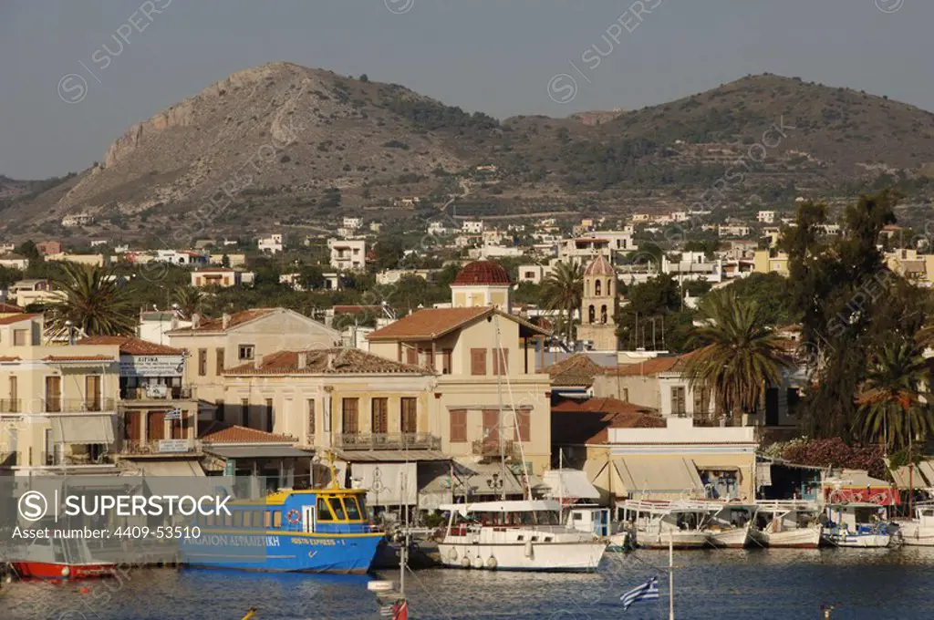 Greece. Aegina. Panorama. Aegina Island.